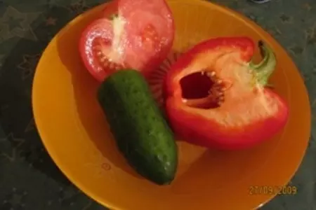 "мой" греческий салат: шаг 1