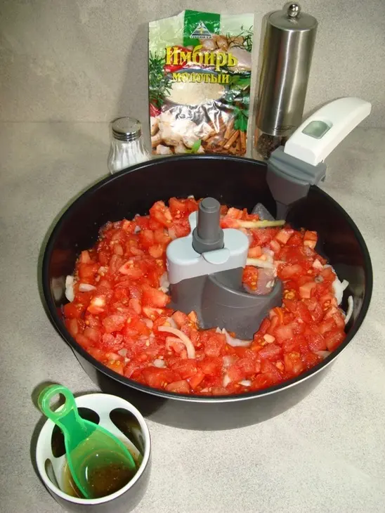 Мясо по-мадагаскарски, приготовленное в призовой фритюрнице tefal~actifry.: шаг 3