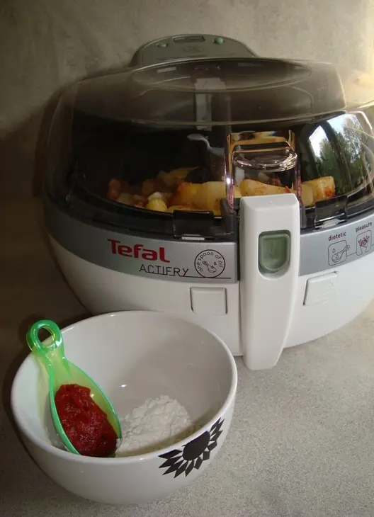 Мясо по-мадагаскарски, приготовленное в призовой фритюрнице tefal~actifry.: шаг 8