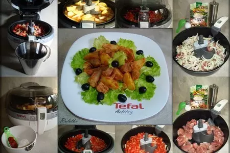 Мясо по-мадагаскарски, приготовленное в призовой фритюрнице tefal~actifry.: шаг 9