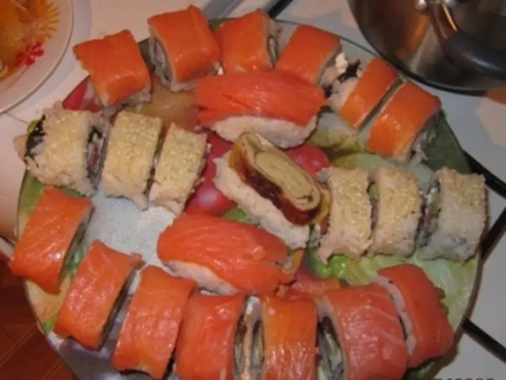 Роллы "всякие разные": шаг 1