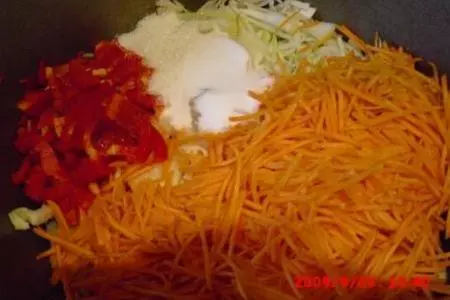 Салат капустный"свежий ветер": шаг 2