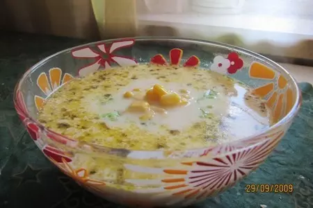 Cуп из кукурузы и креветок на молоке (почему-то нравится всем детям) :-): шаг 7