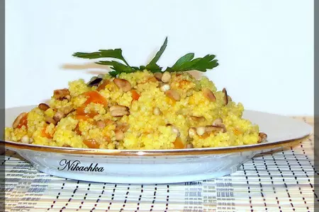 Кус-кус с курагой: шаг 1
