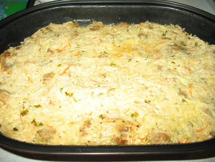 Мясные шарики с рисом и кольраби.: шаг 5
