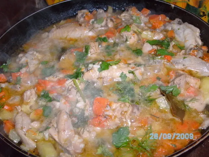 Курица с тыквой в пряном соусе: шаг 1