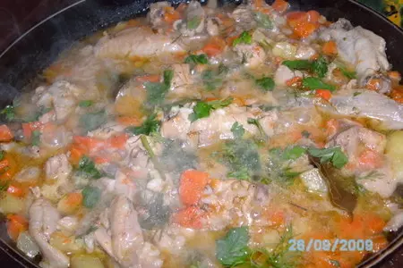 Курица с тыквой в пряном соусе: шаг 1
