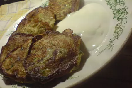 Оладьи кабачковые с ржаной мукой: шаг 5