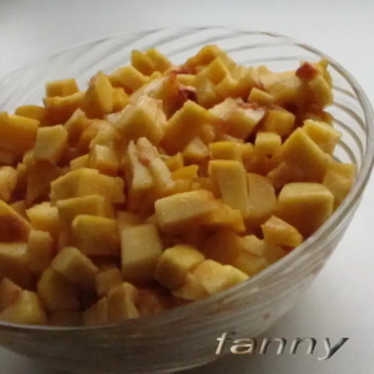 Крамбль с персиками и лавандой: шаг 3