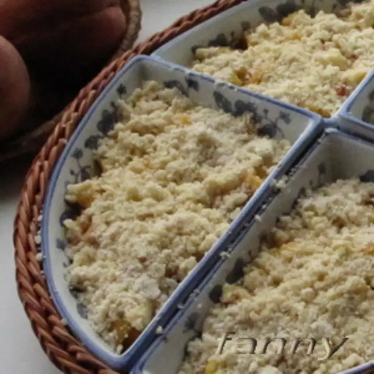 Крамбль с персиками и лавандой: шаг 6