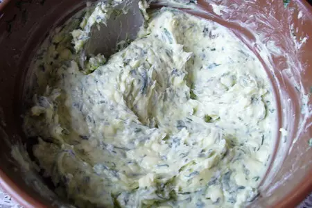 Зелёное масло ( kräuterbutter ): шаг 2