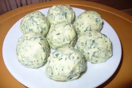 Зелёное масло ( kräuterbutter ): шаг 3