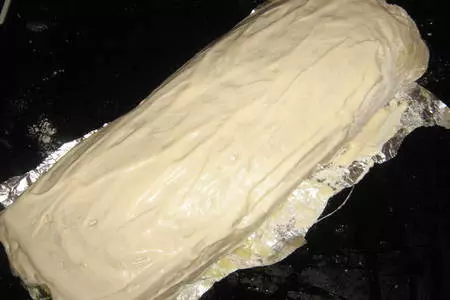 Картофельный рулет с яйцом и шпинатом.: шаг 1