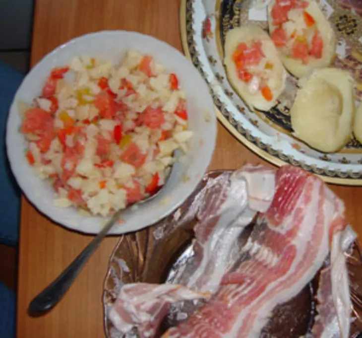 Фаршированный картофель: шаг 1