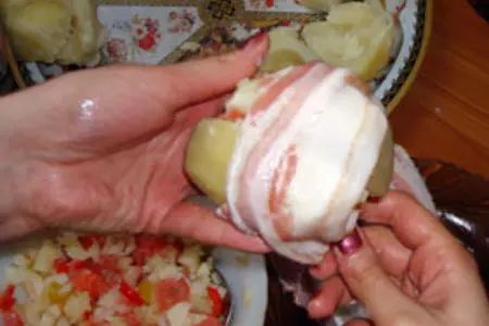 Фаршированный картофель: шаг 2
