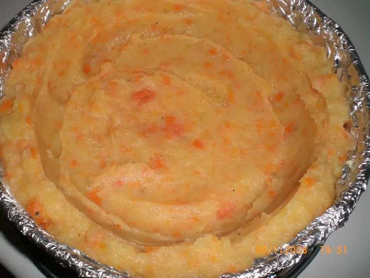 Грибы в картофельном пюре: шаг 5