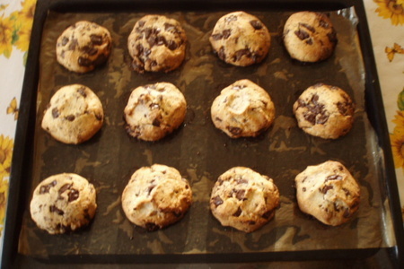 Печенье с кусочками шоколада: шаг 1