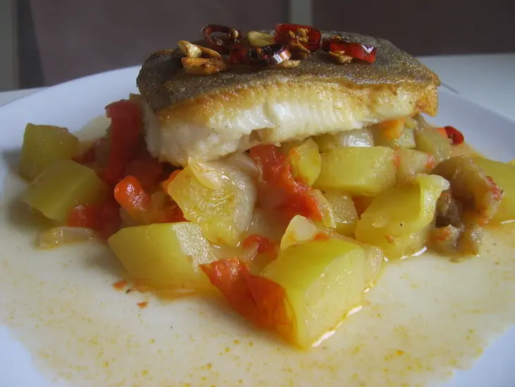 "halibut" с овощами: шаг 6