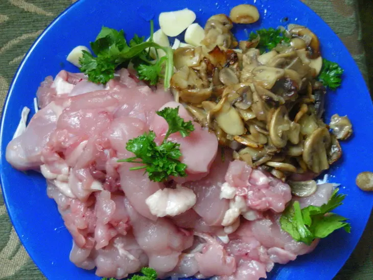 Фаршированная курочка: шаг 2