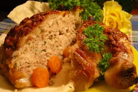 Фаршированная курочка: шаг 5