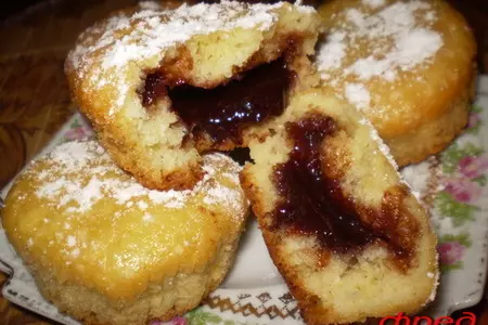 Кексы с начинкой: шаг 5