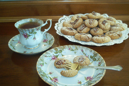 Печенье "ореховый букет"  (для кофеманов): шаг 6