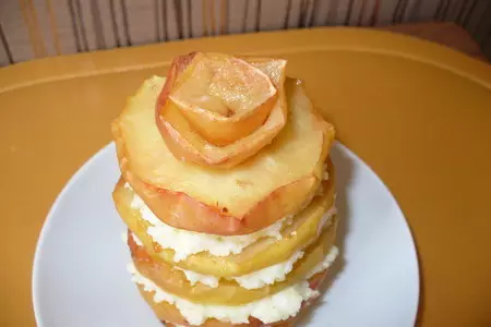 Необыкновенно вкусная каша ( с печенными яблоками): шаг 4
