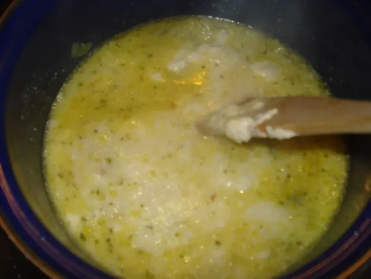 Свиное рагу с картофелем в тыкве под сметанным соусом: шаг 5