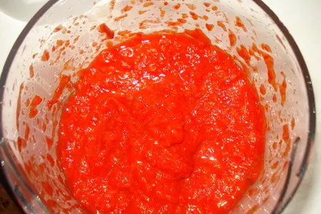 Котлеты с копчёным сыром и соусом из  сладкого перца: шаг 2