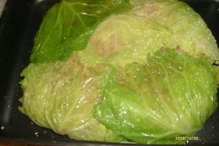 "лазанья" из савойской капусты.: шаг 3