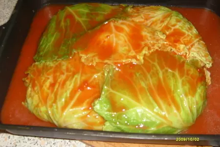 "лазанья" из савойской капусты.: шаг 4