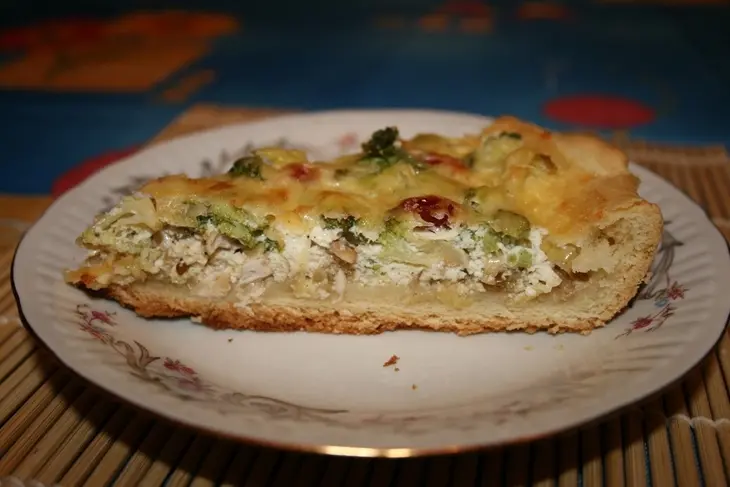 Пирог с курицей и брокколи: шаг 11