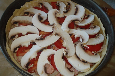Пицца-пирог  " грибная ": шаг 5