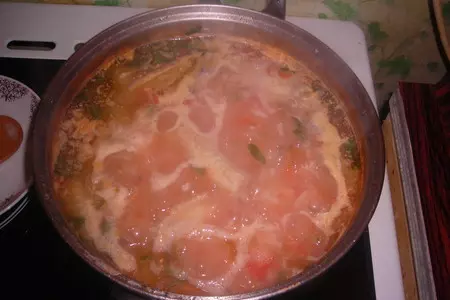 Харчо из куриных крыльев: шаг 9