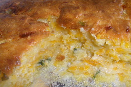 Сырный пирог с цуккини и бататом: шаг 6