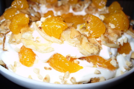 Десерт  " творожно - мандариновый ": шаг 8