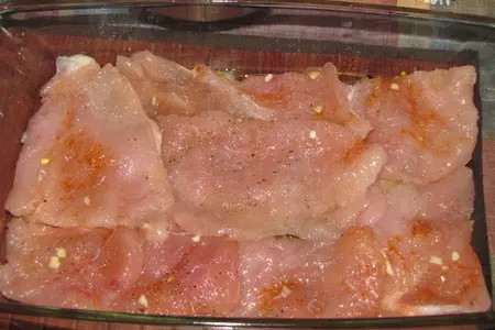 Куриная грудка, запечённая с баклажанами и помидорами: шаг 3