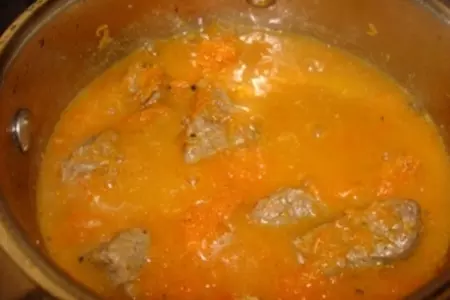 Говядина, тушеная с тыквой: шаг 5