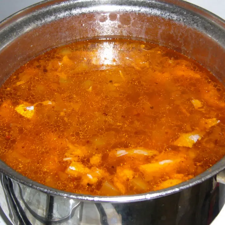 Рыбный суп с тыквой и кускусом: шаг 5