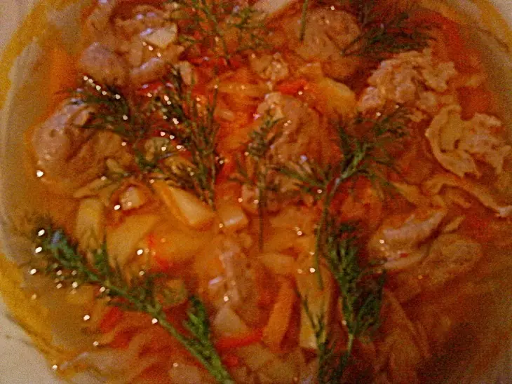 Щи с галушками от вицушки: шаг 9