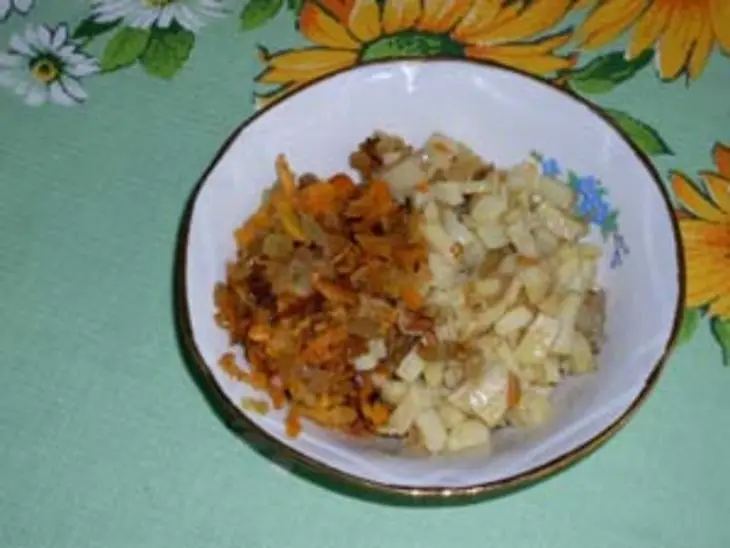 Пирог "кузовок с грибами": шаг 2