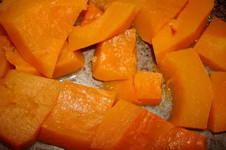 Оладьи из тыквы  с курагой: шаг 1