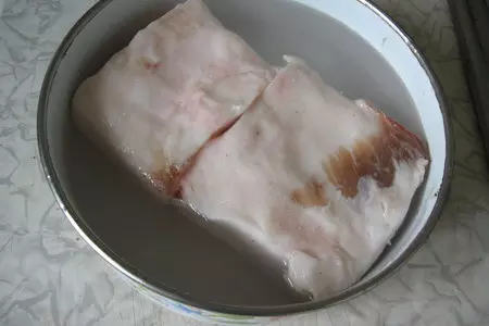 Сало нежное: шаг 1