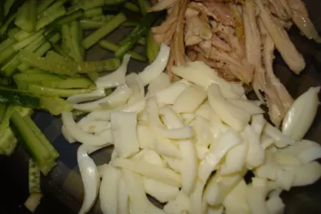 Салат "сударыня": шаг 1