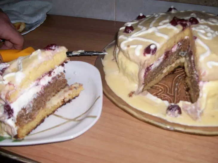 "вишневая вкусняшка": шаг 10