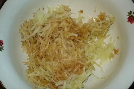 Овсяное печенье с яблоком и творогом: шаг 2