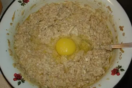 Овсяное печенье с яблоком и творогом: шаг 7