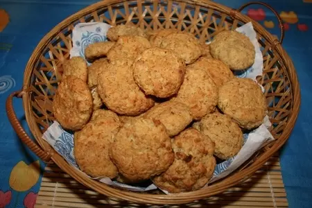 Овсяное печенье с яблоком и творогом: шаг 10