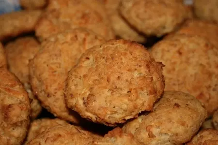 Овсяное печенье с яблоком и творогом: шаг 12