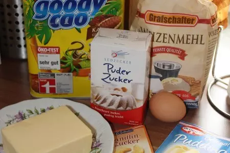 Простое печенье с орешками: шаг 1